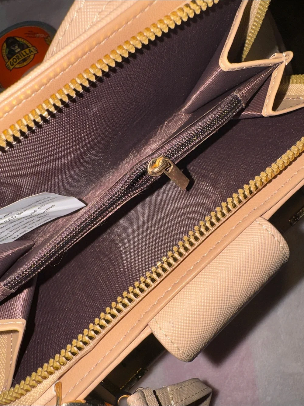 No logo elegant beige